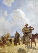 The Parkman Outfit-Henry Chatillon Guide and Hunter NC Wyeth